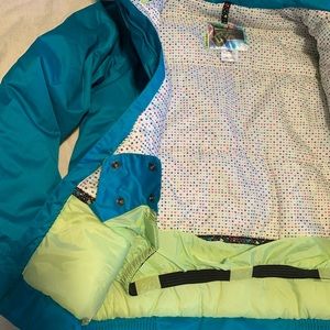 Girls Burton Dry Ride Ski Jacket Blue L